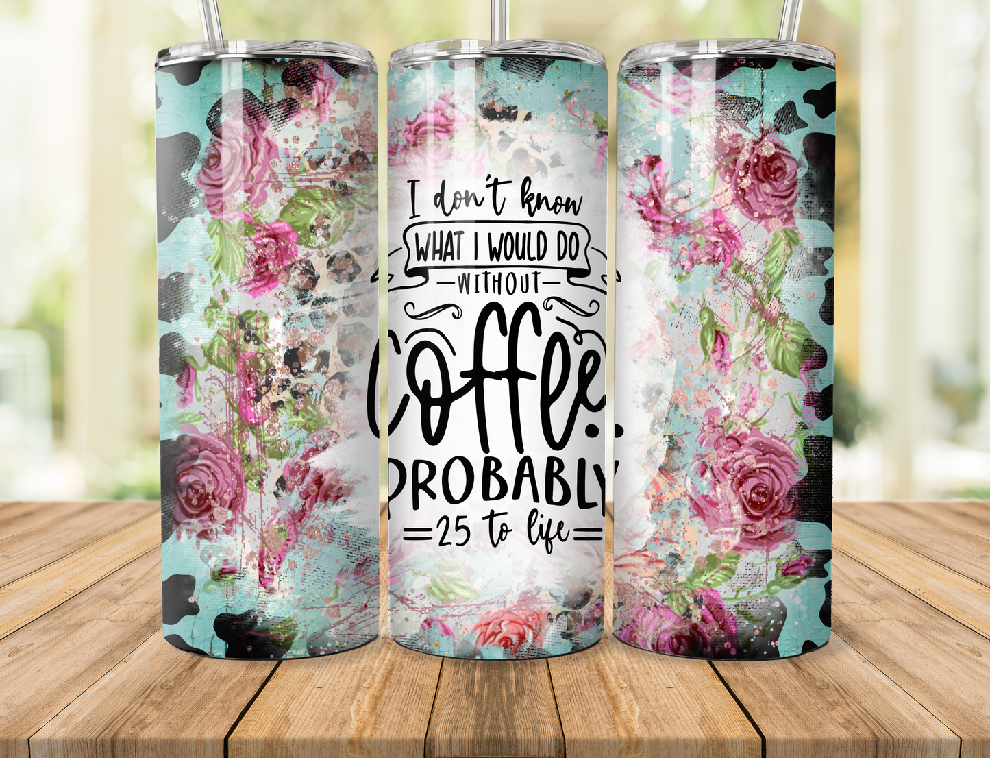 20oz skinny tumbler - Funny