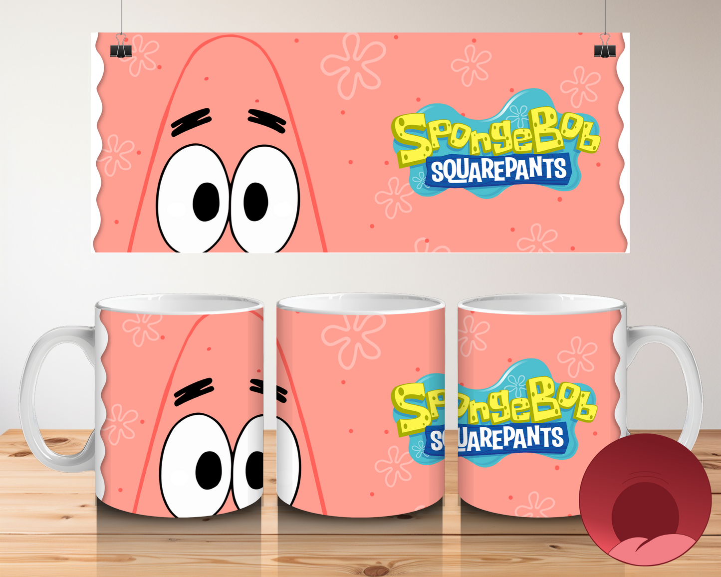 Cartoon Mouth Mugs