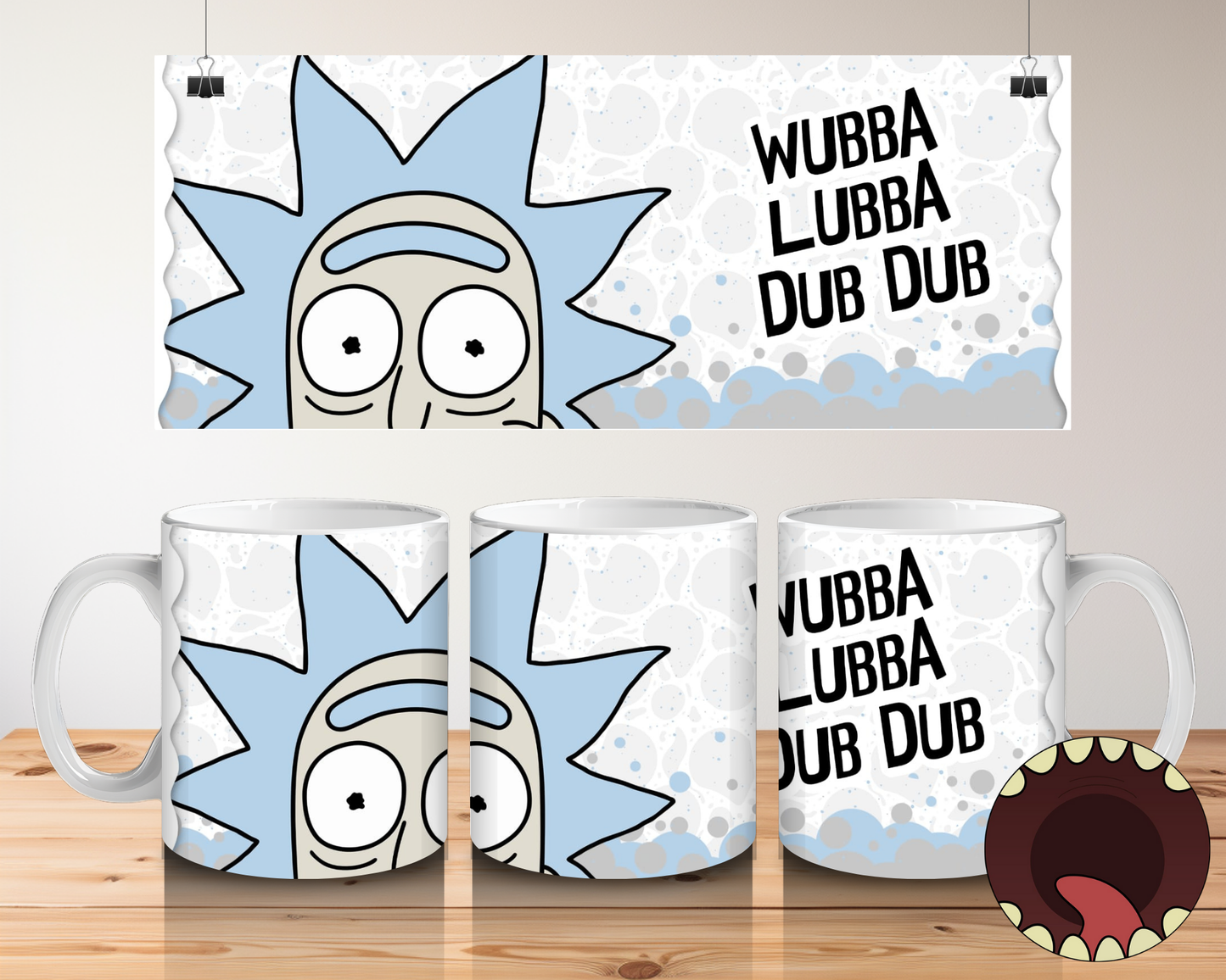 Cartoon Mouth Mugs