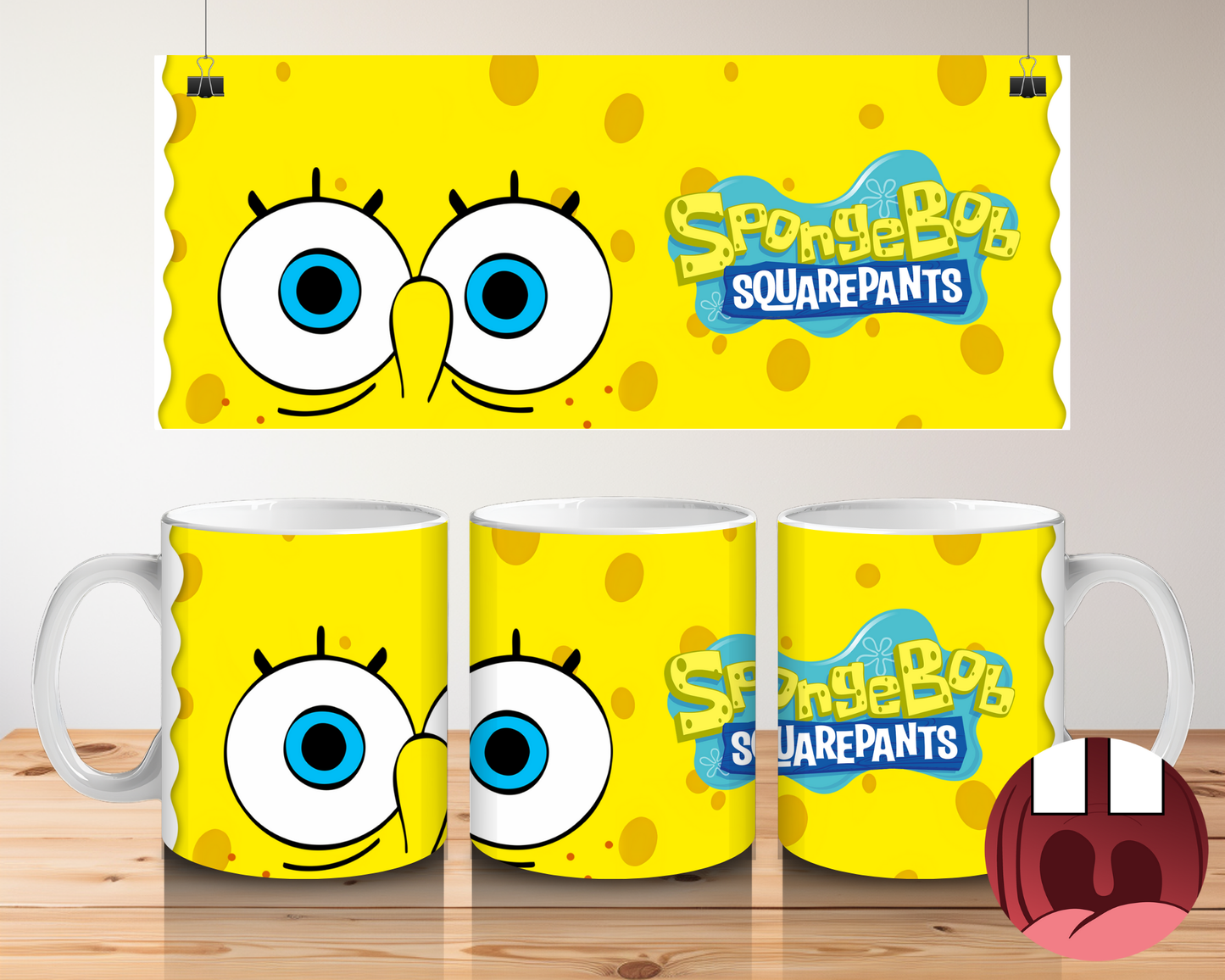 Cartoon Mouth Mugs