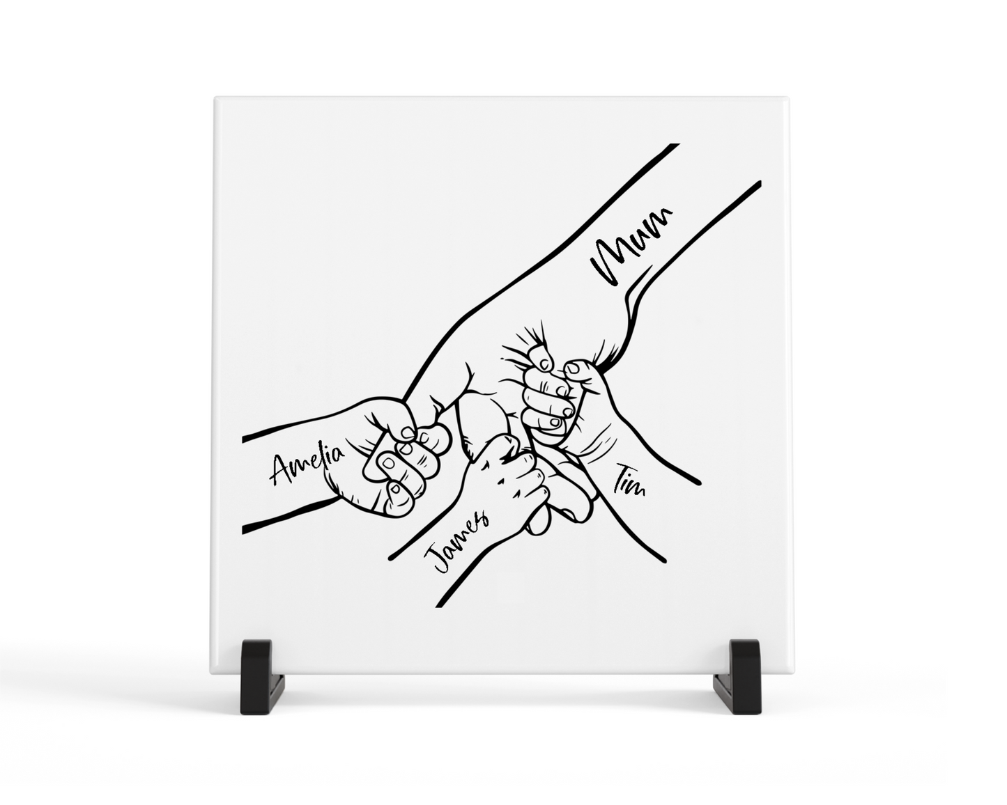 Mum and Child Hands design