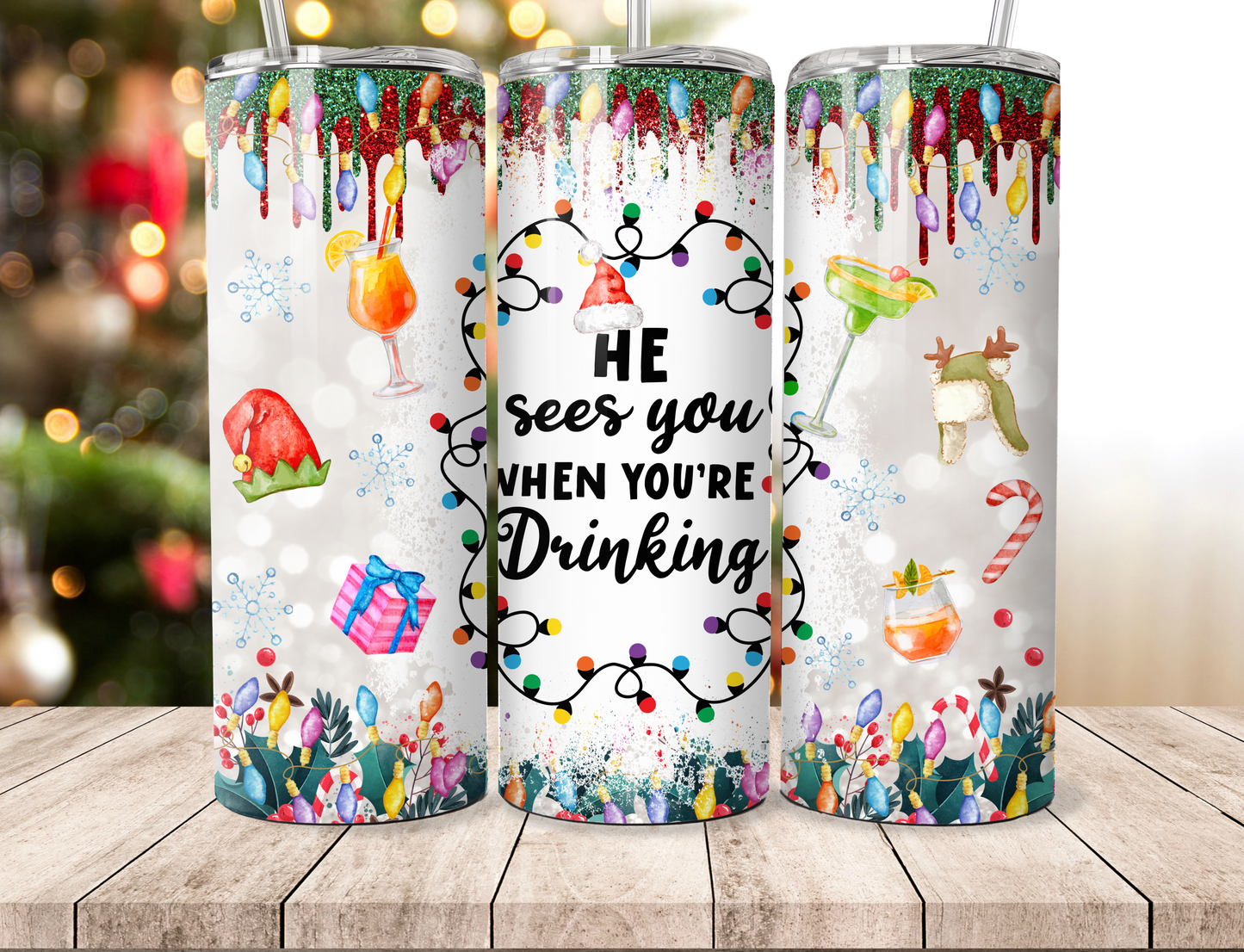 20oz Funny Christmas Tumblers