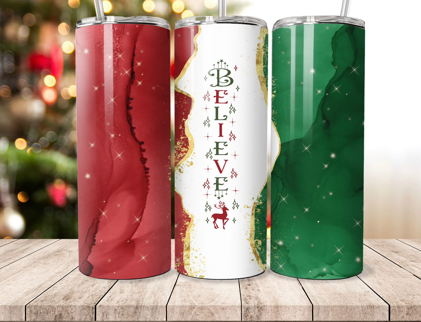 20oz Christmas tumblers