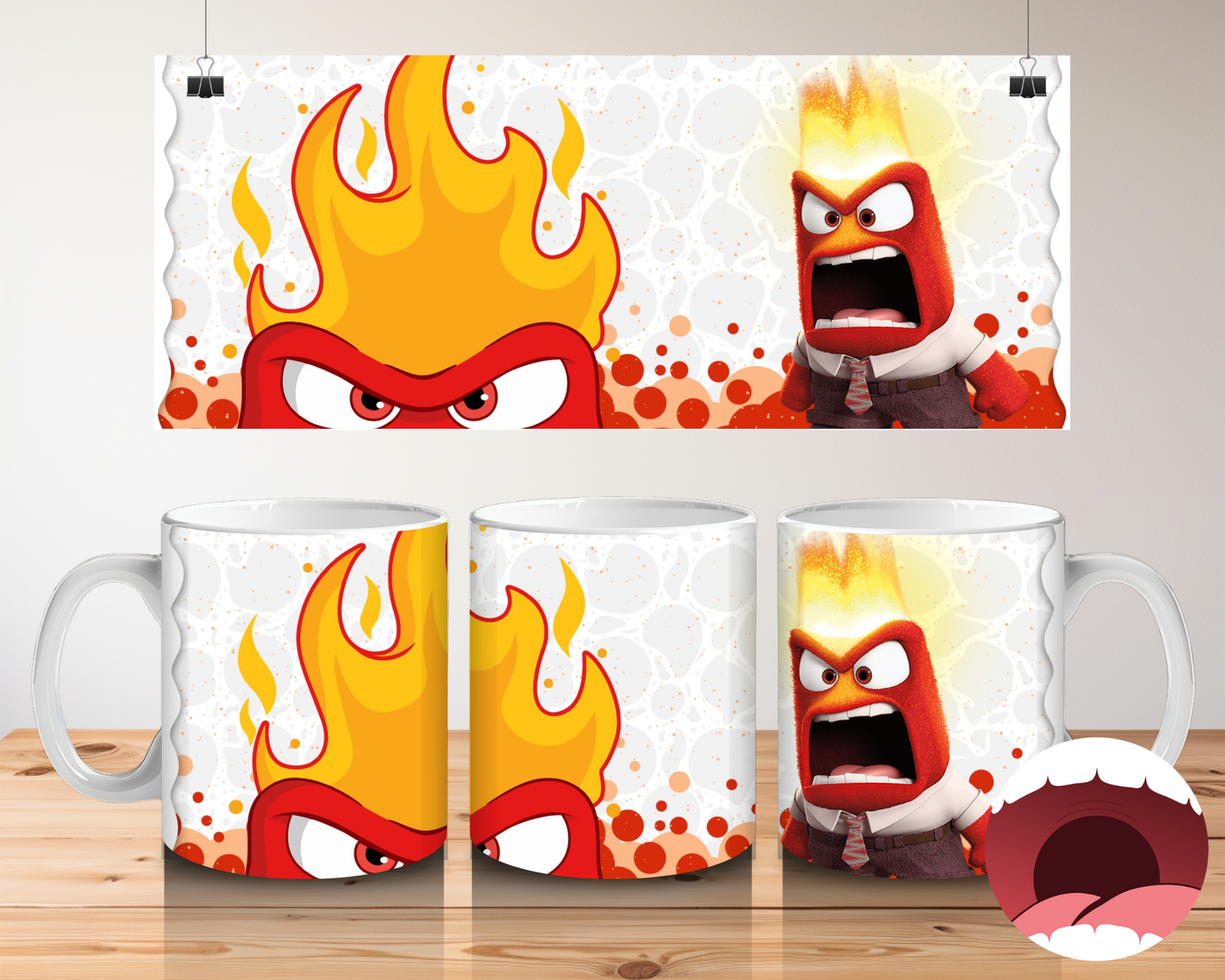Cartoon Mouth Mugs