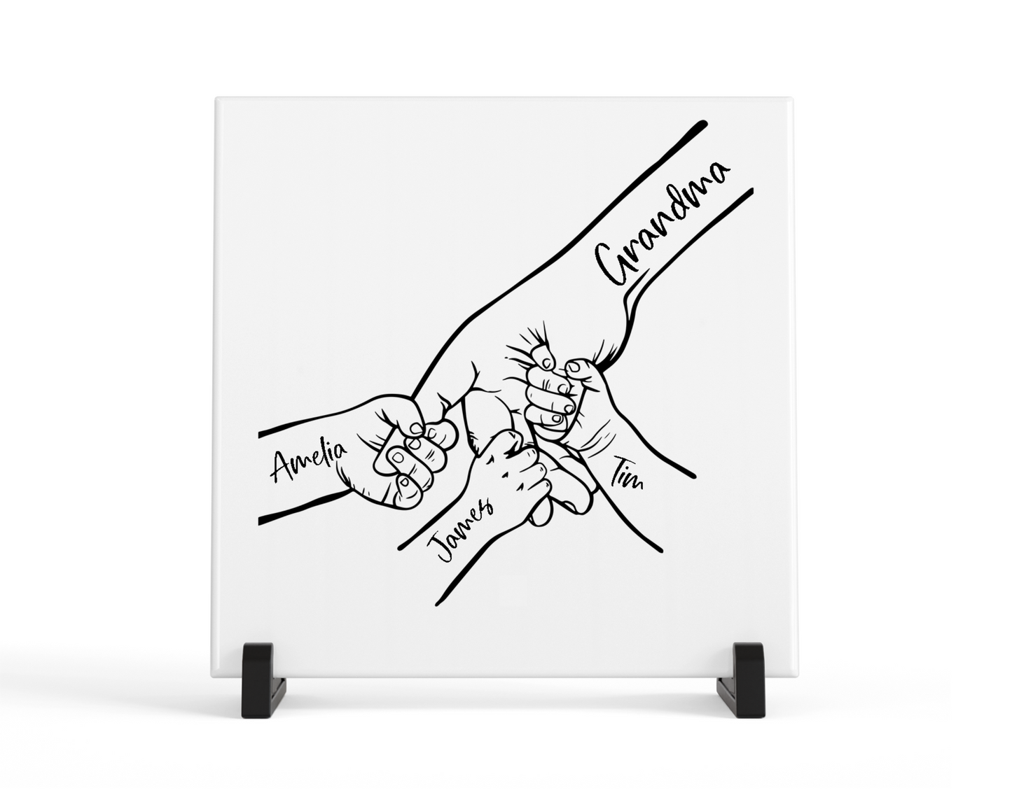 Mum and Child Hands design