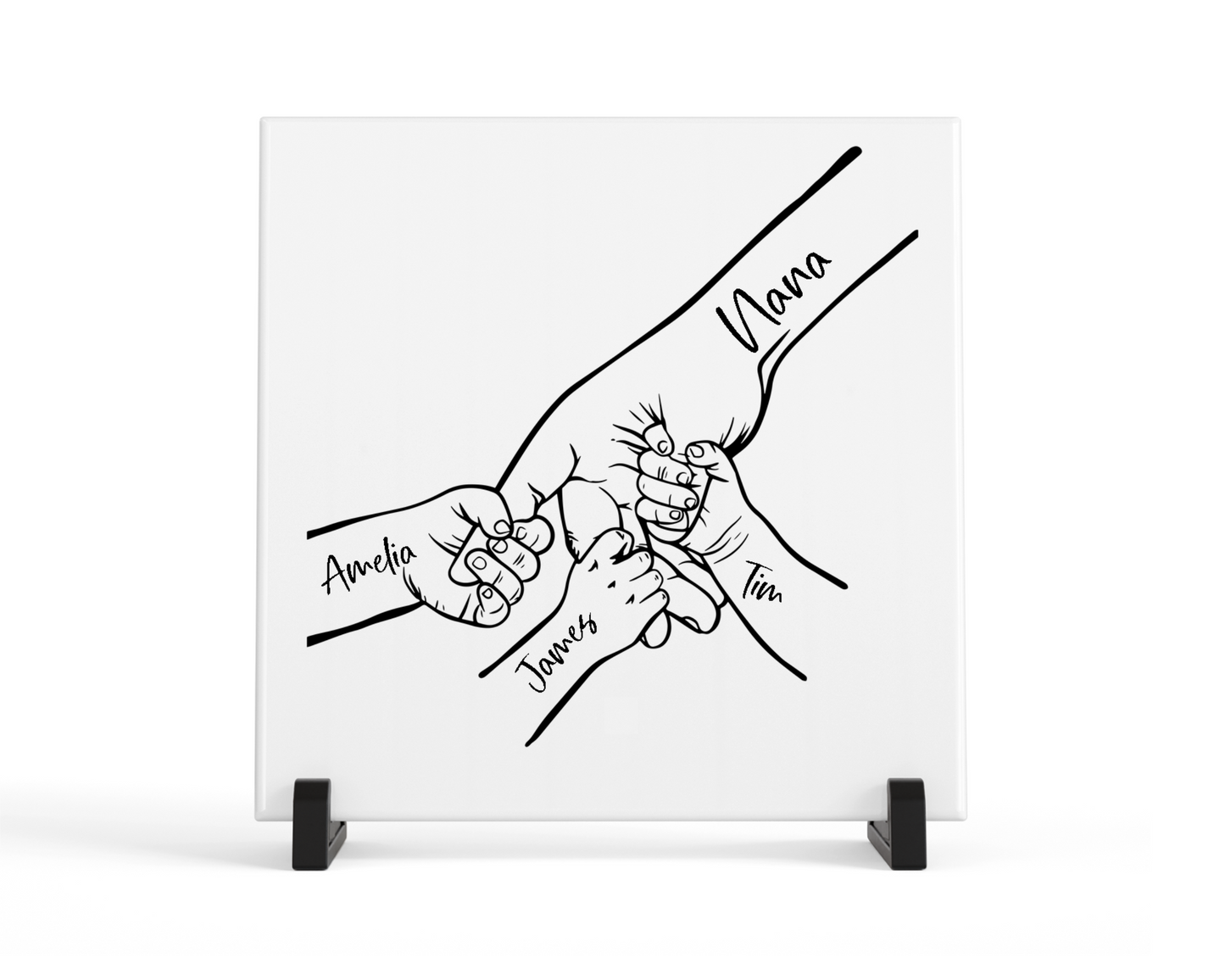 Mum and Child Hands design