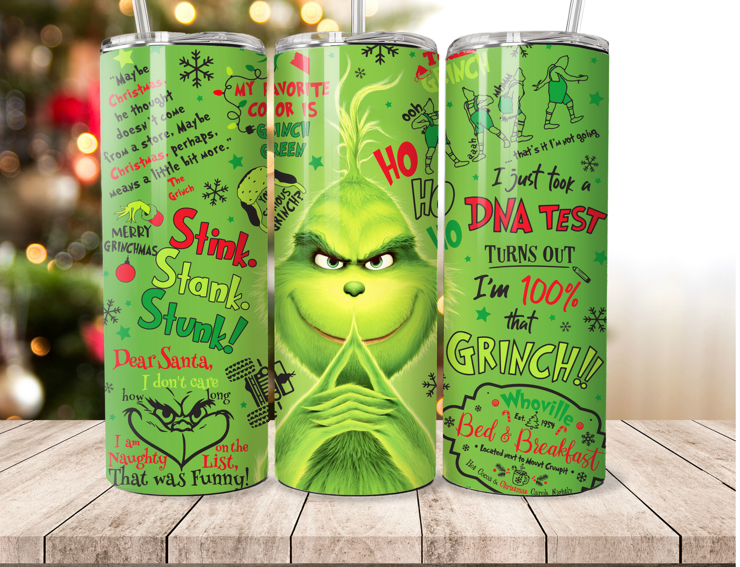 20oz Grinch Tumbler