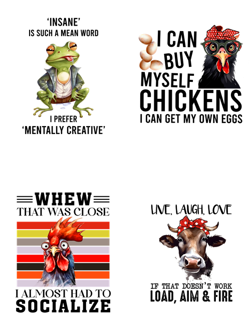 Funny animals magnets and mugs