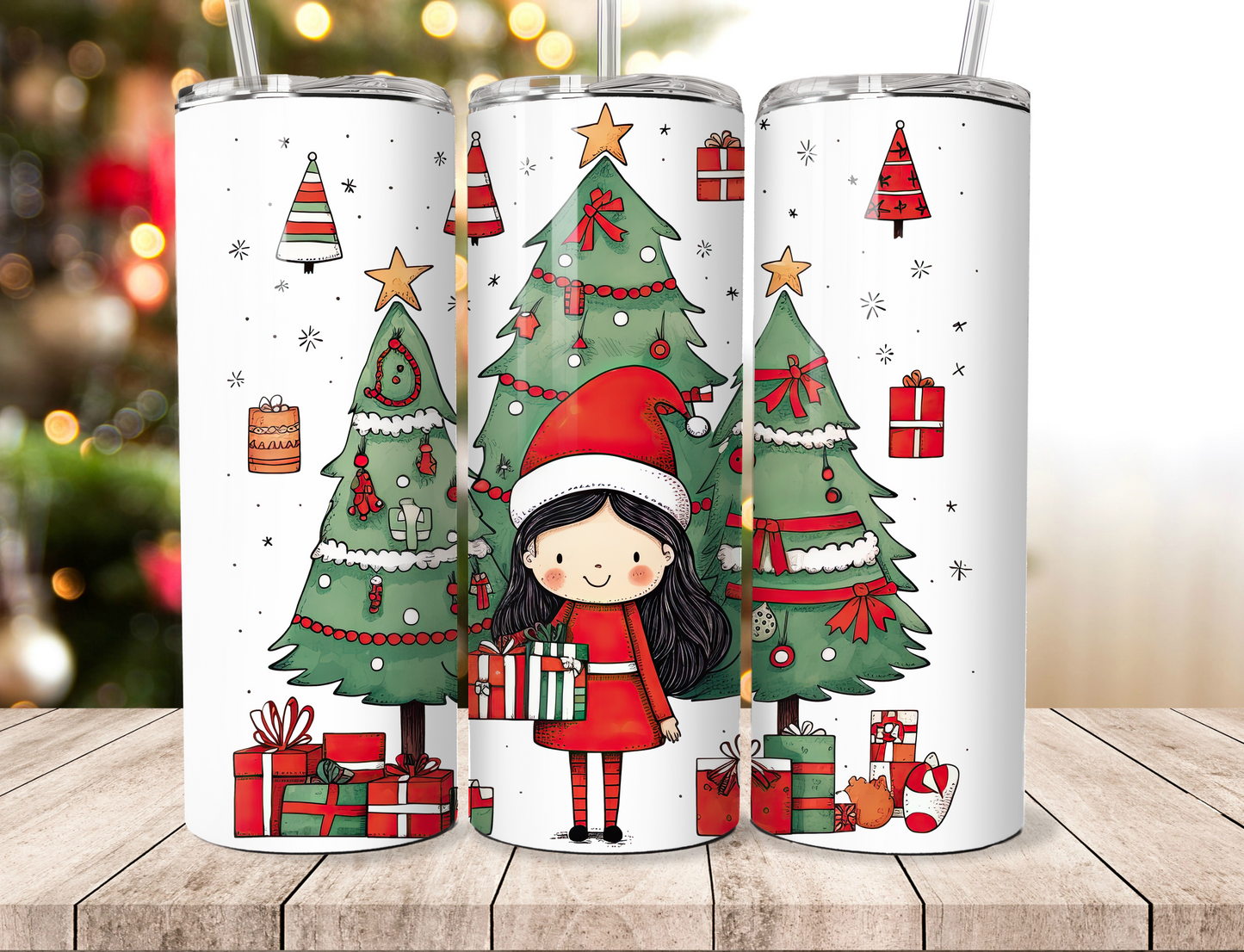 20oz Christmas tumblers