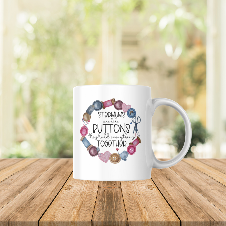 Mums are like buttons mug