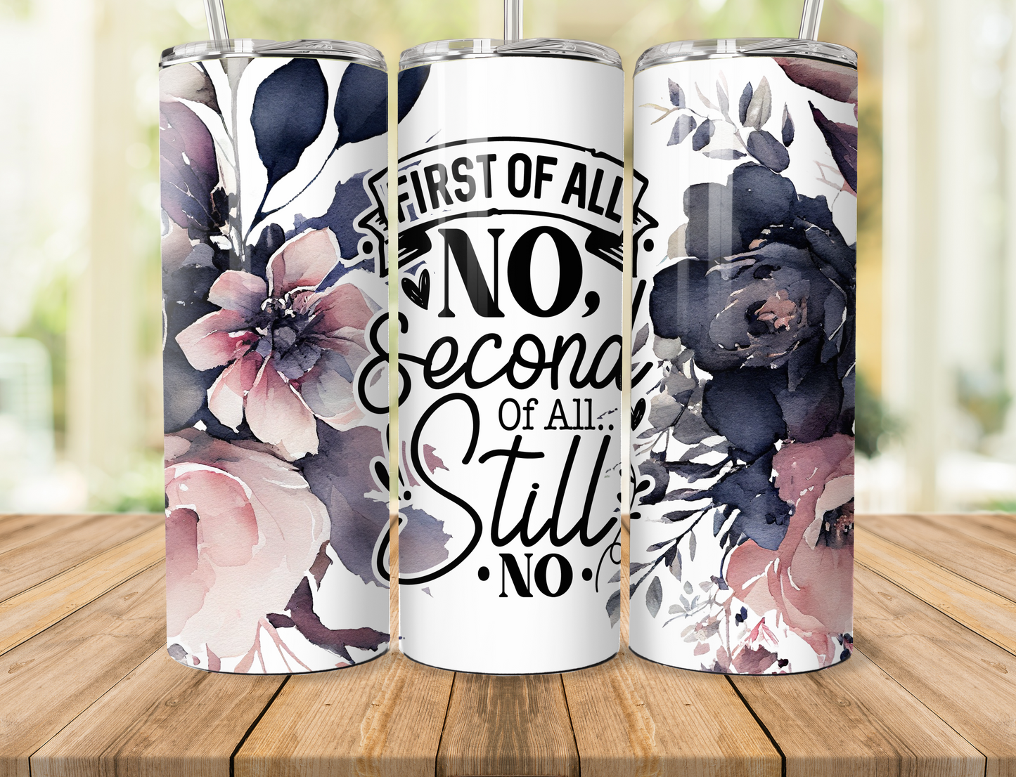 20oz skinny tumbler - Funny