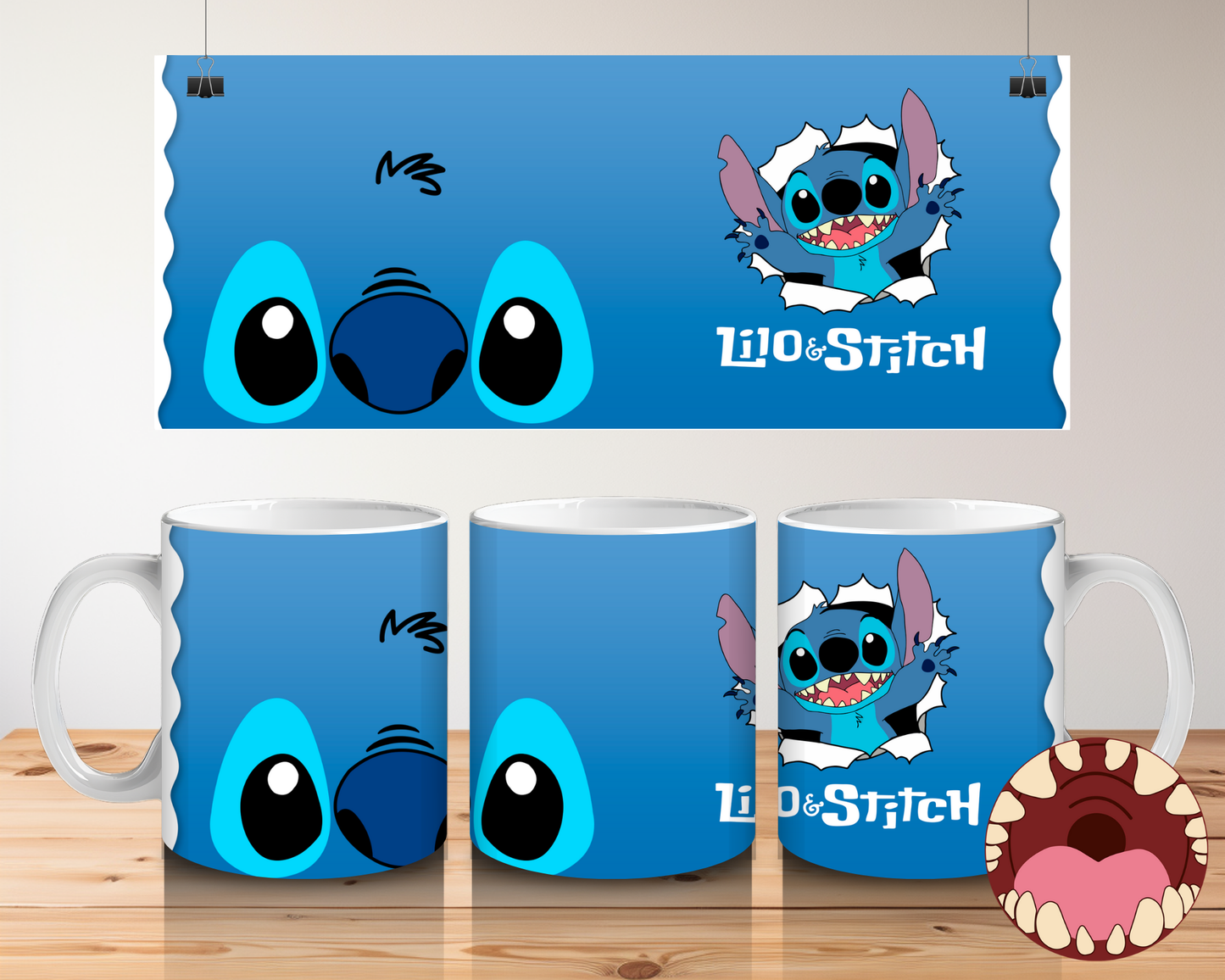 Cartoon Mouth Mugs