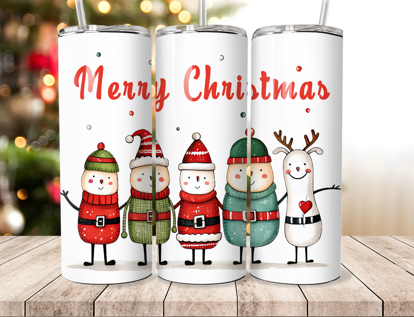 20oz Christmas tumblers