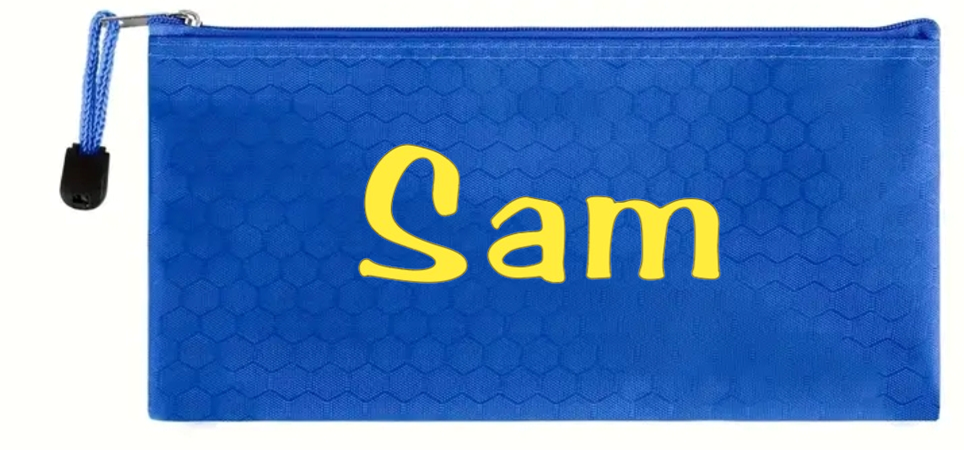 Personalised pencil cases