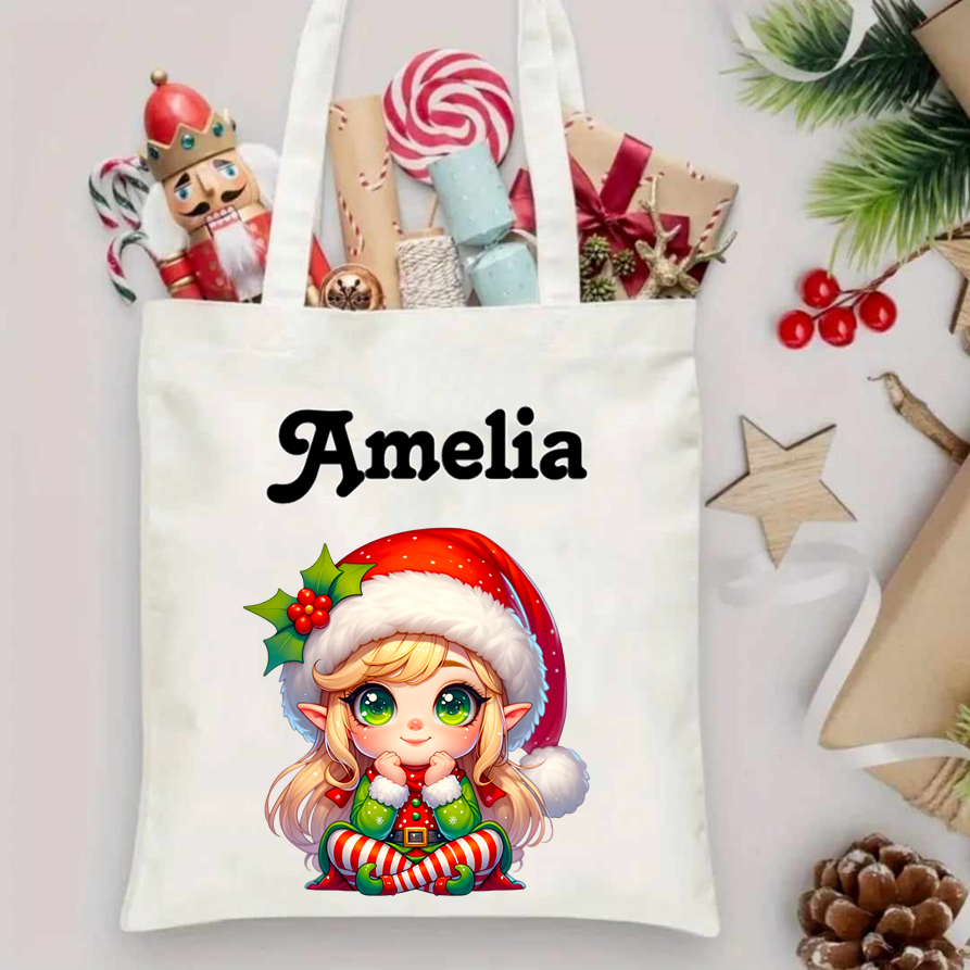 Personalised Christmas tote bags (2024)