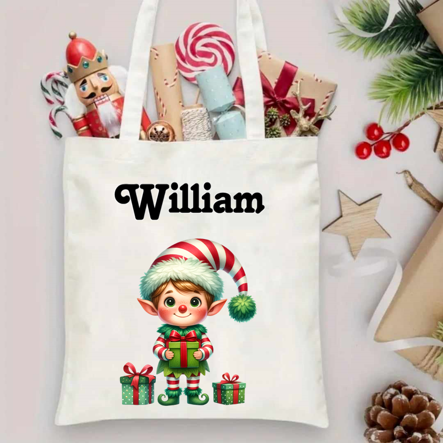 Personalised Christmas tote bags (2024)