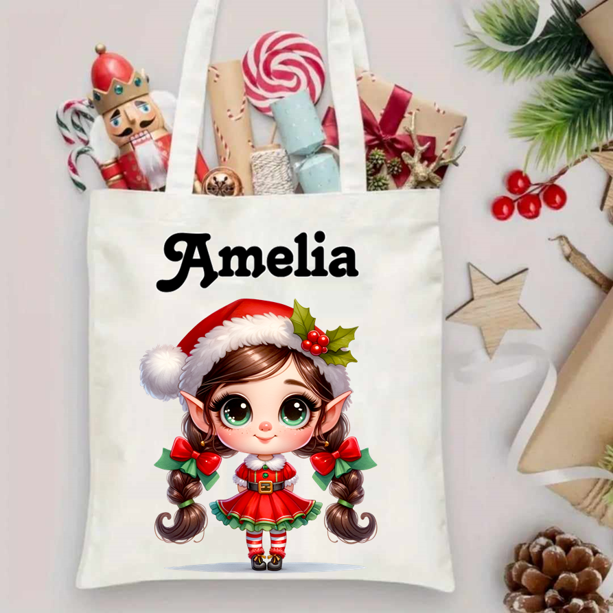 Personalised Christmas tote bags (2024)