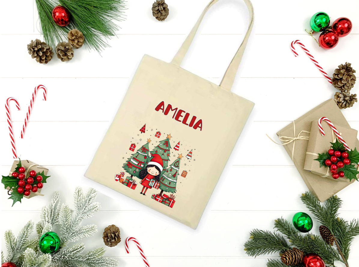 Christmas Personalised tote bag - 2023 designs