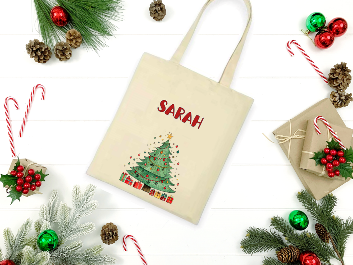 Christmas Personalised tote bag - 2023 designs