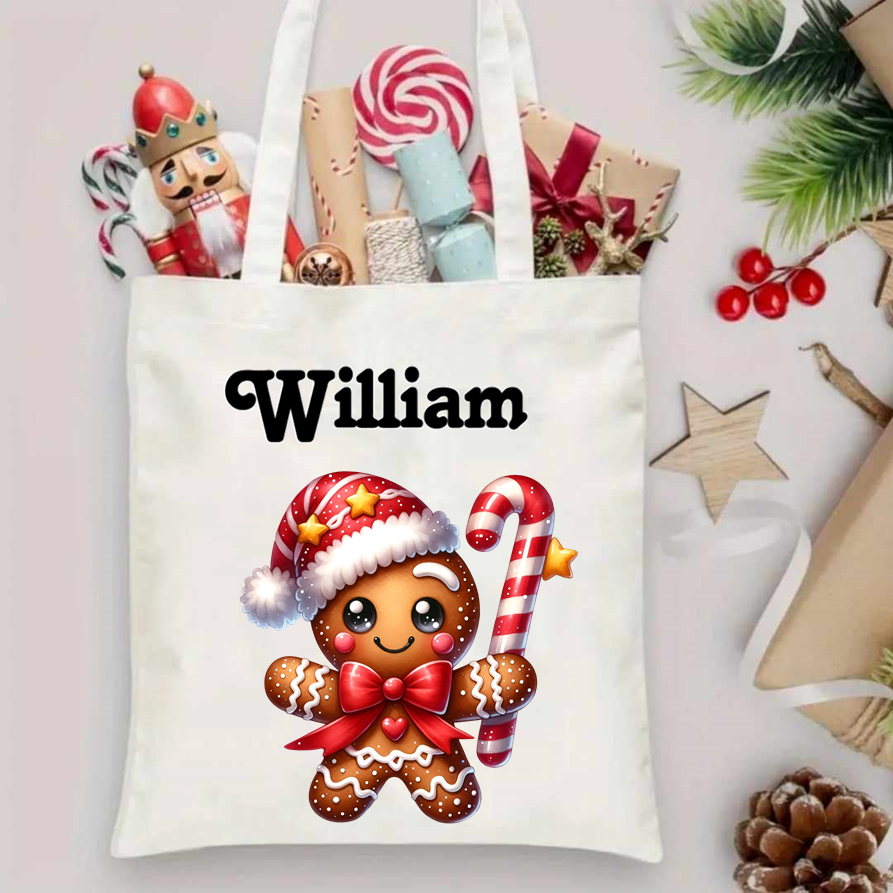 Personalised Christmas tote bags (2024)