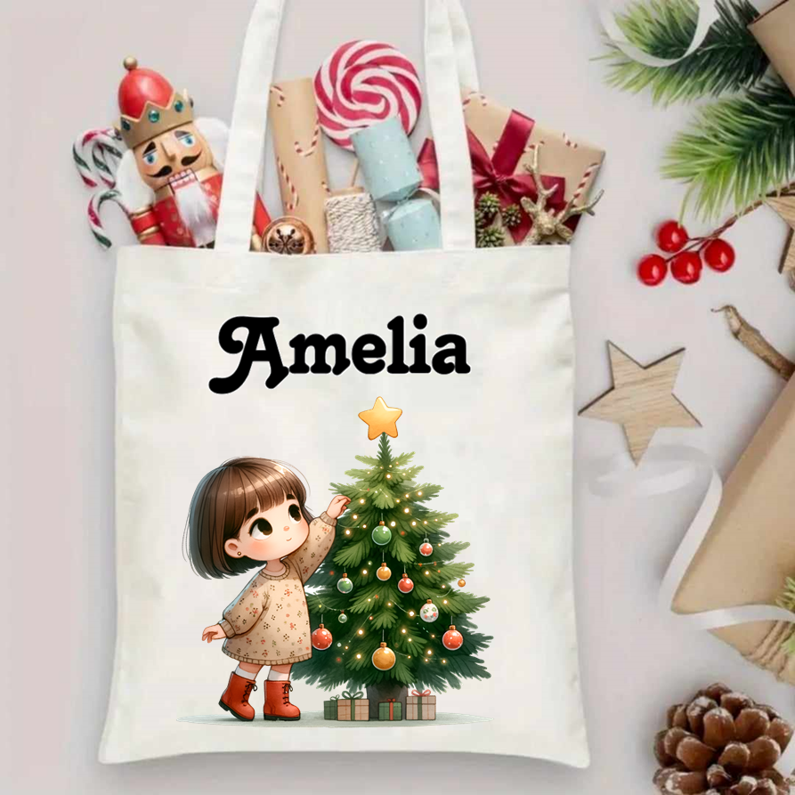 Personalised Christmas tote bags (2024)