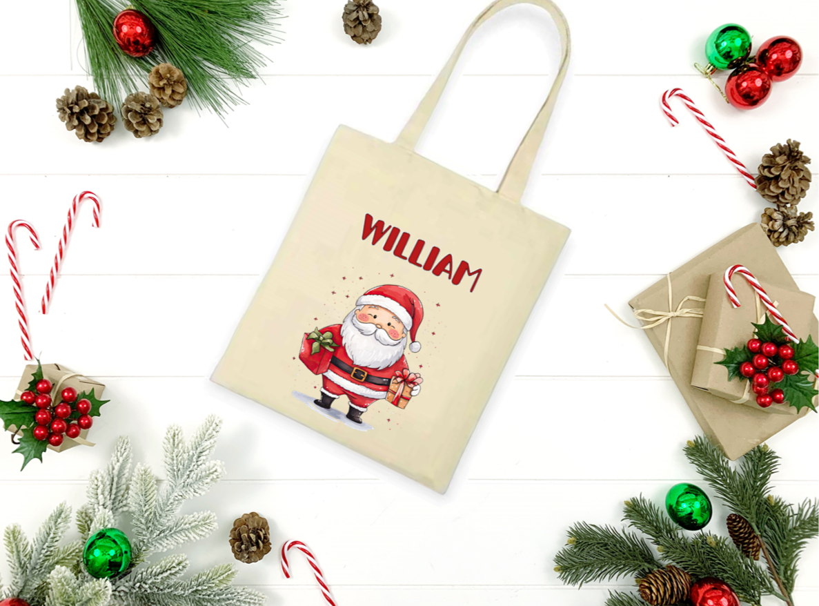 Christmas Personalised tote bag - 2023 designs