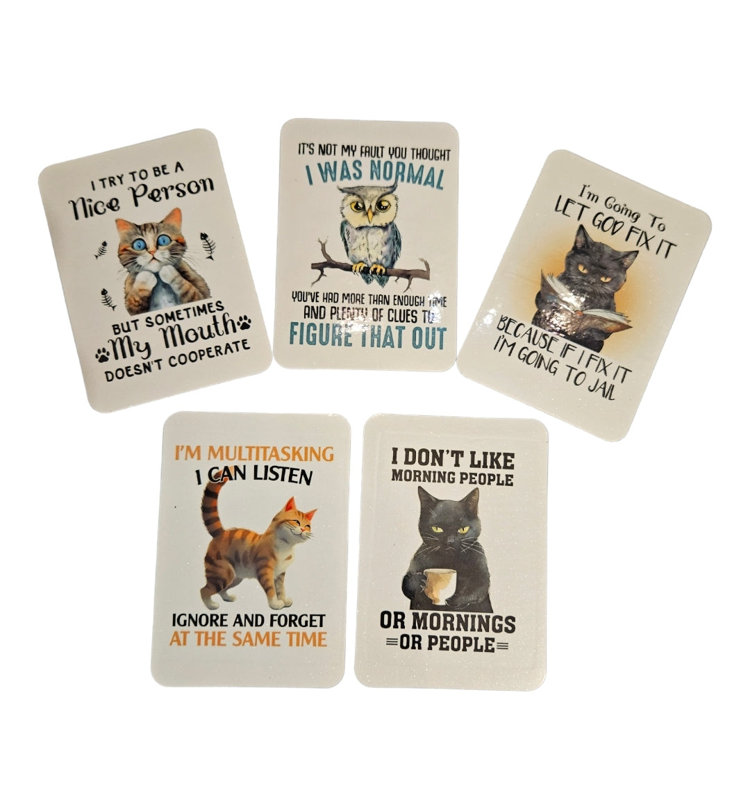 Funny animals magnets and mugs