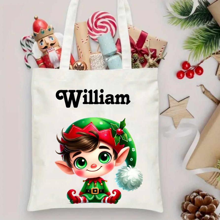 Personalised Christmas tote bags (2024)