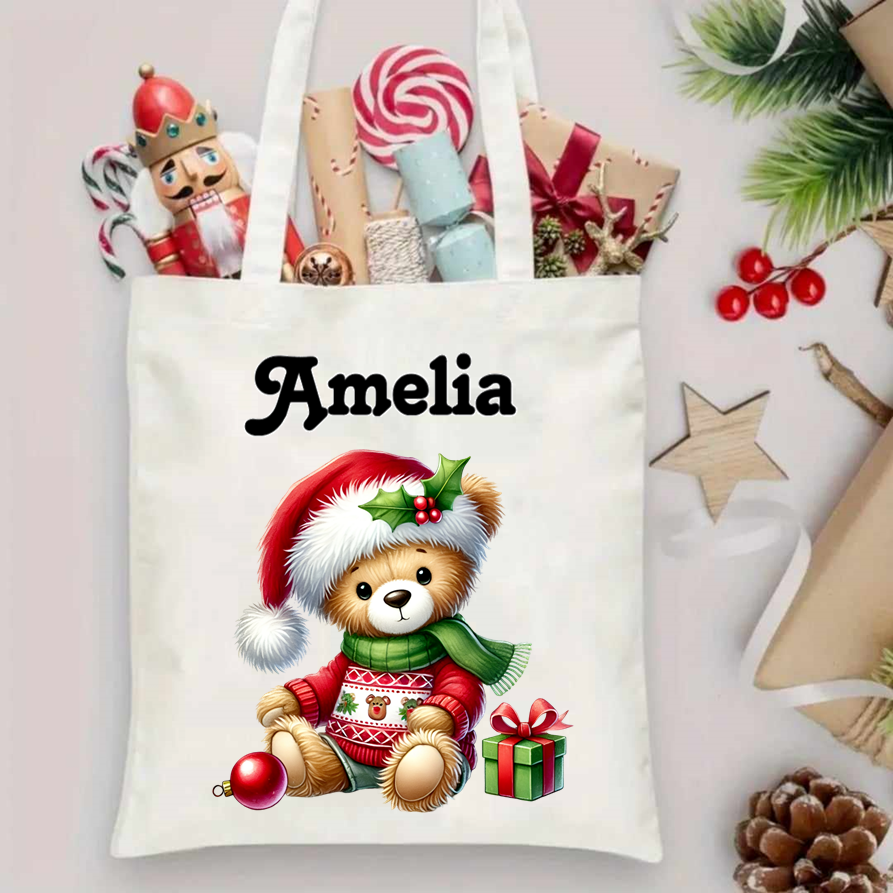 Personalised Christmas tote bags (2024)