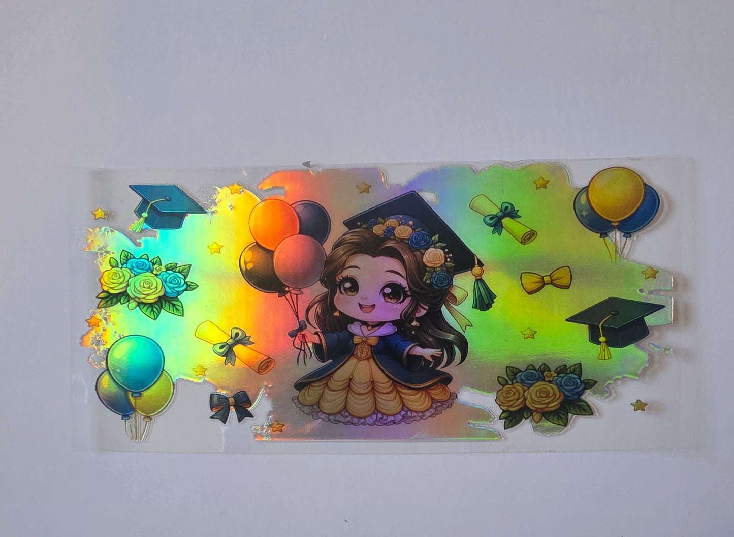 16oz UV DTF holographic wraps