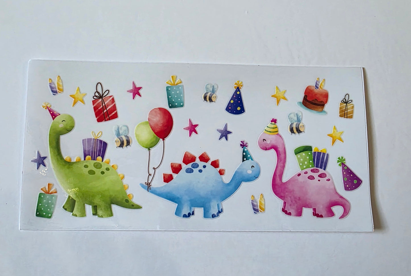 Dinosaur UV DTF Wraps