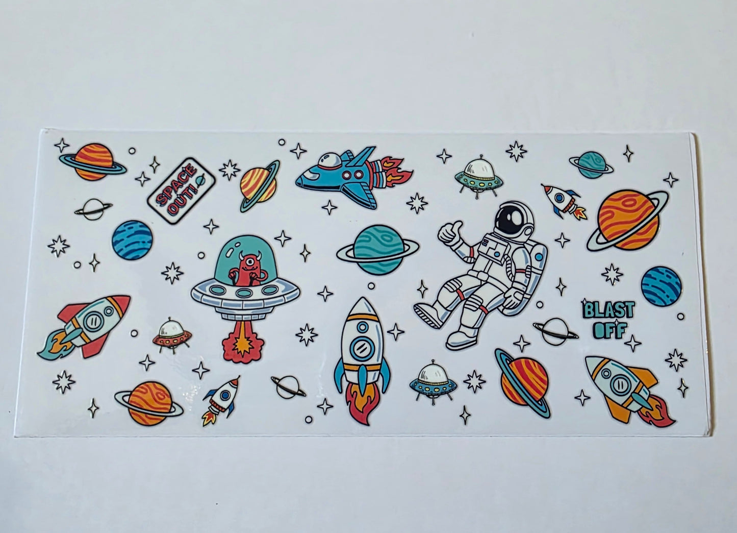 Space 16oz UV DTF Wraps