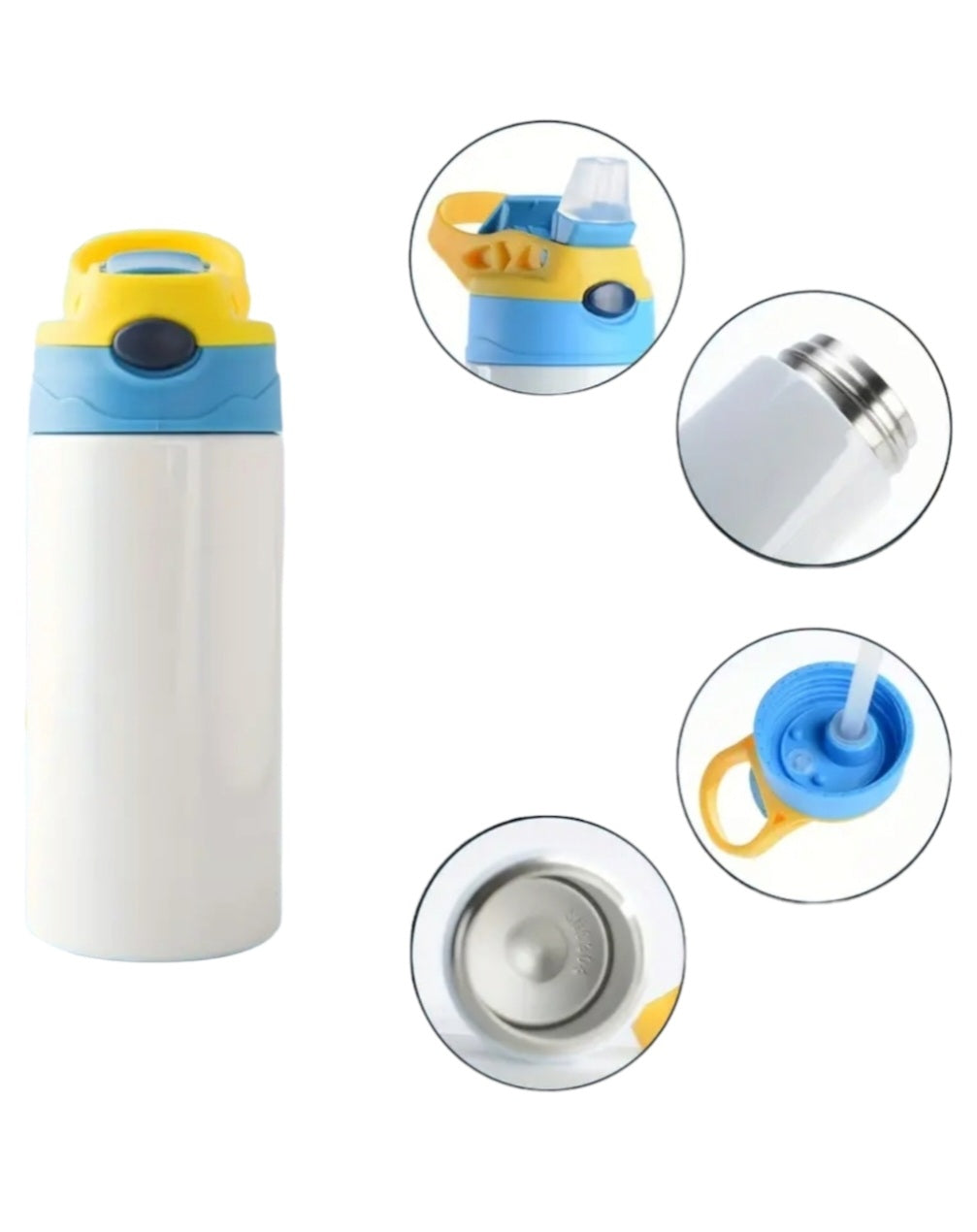Childrens 12oz Insulated Flip Top Drinkbottle