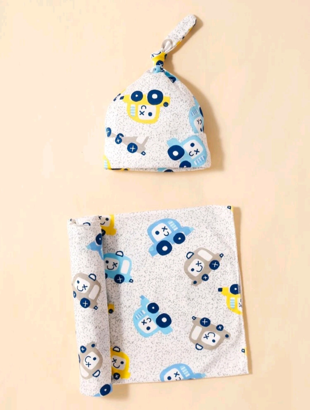 Swaddle blanket and Hat