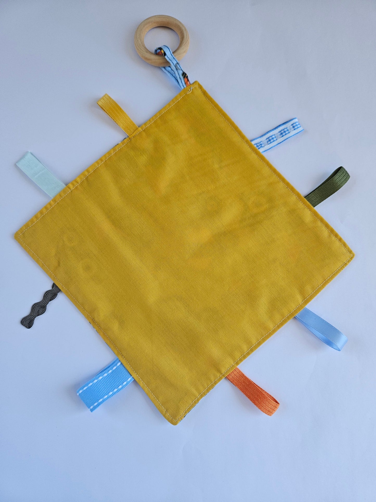 Crinkle square baby toy
