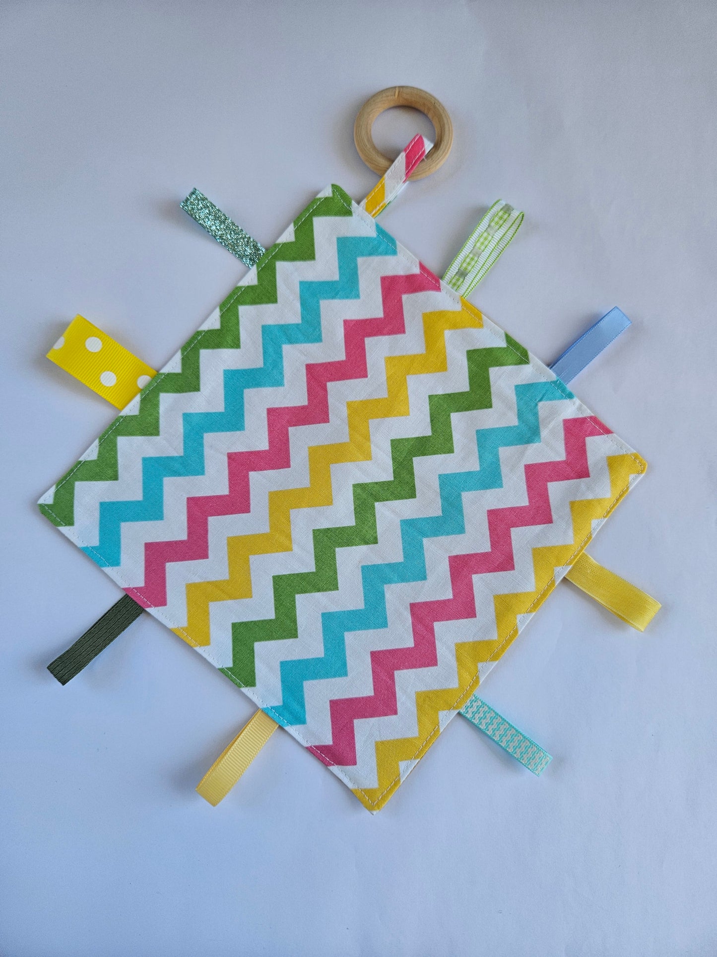 Crinkle square baby toy