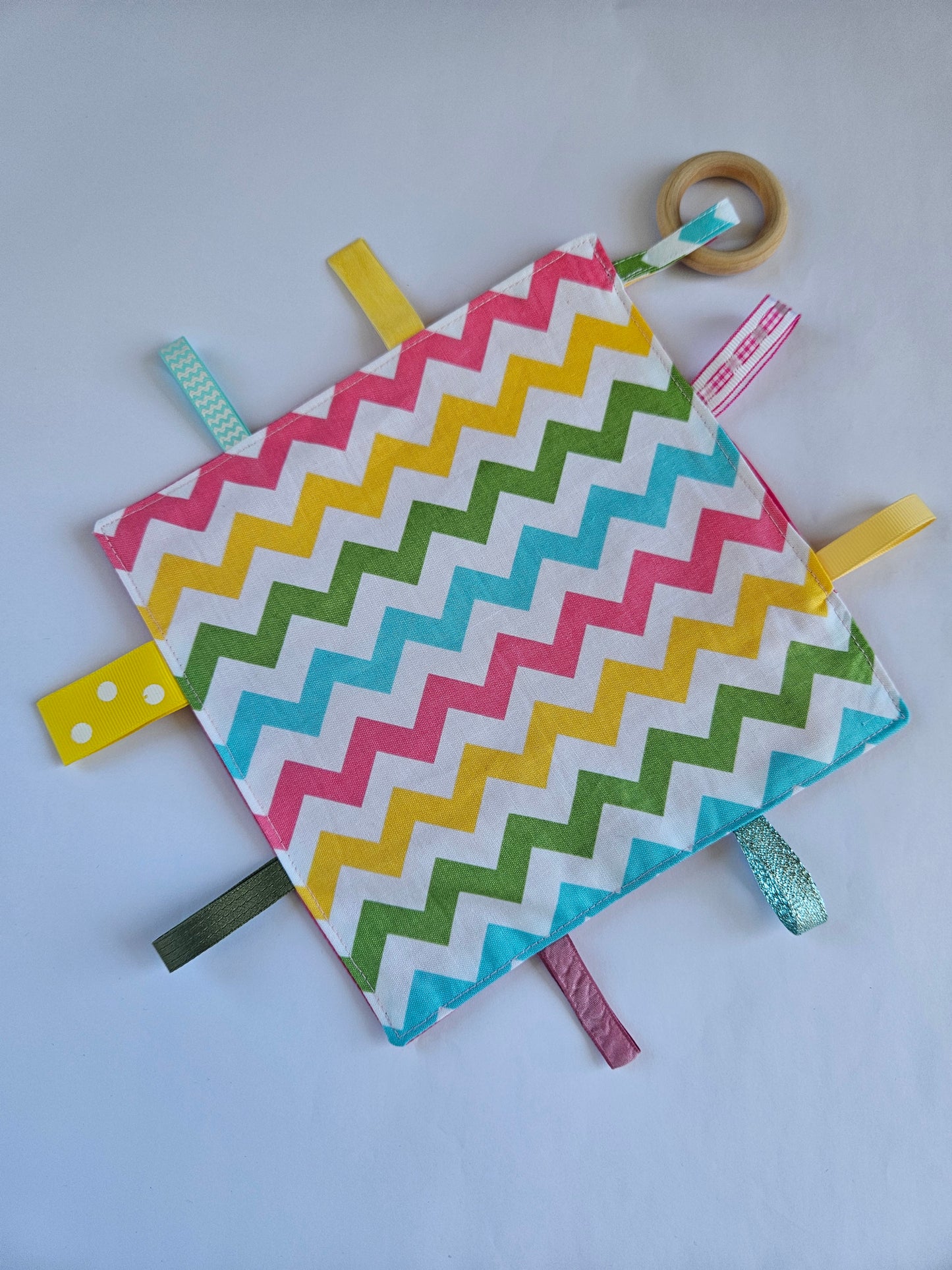 Crinkle square baby toy