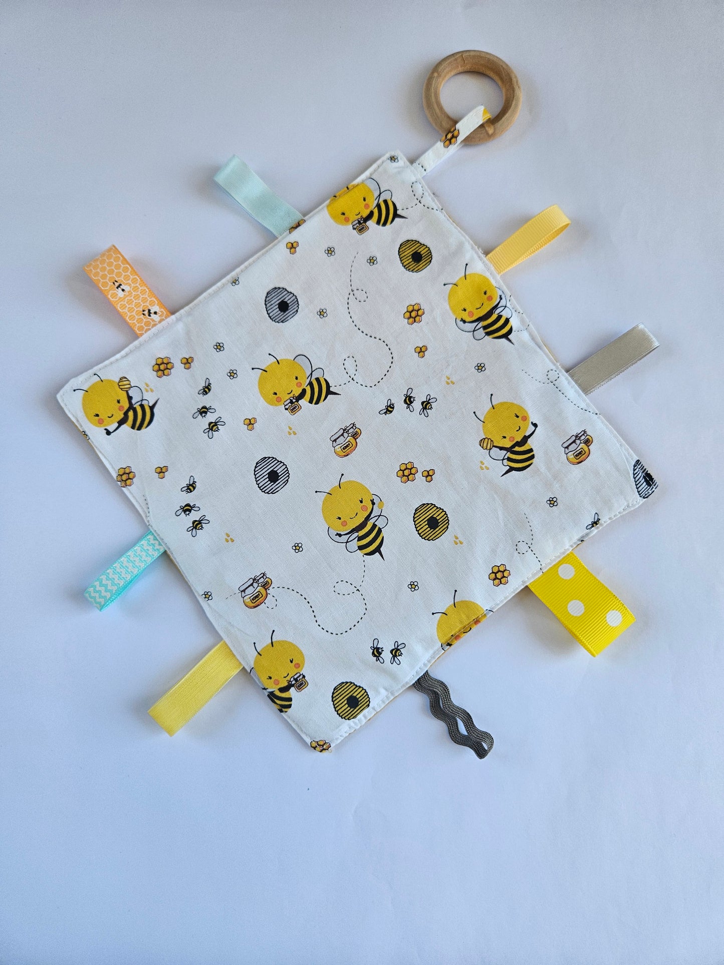 Crinkle square baby toy