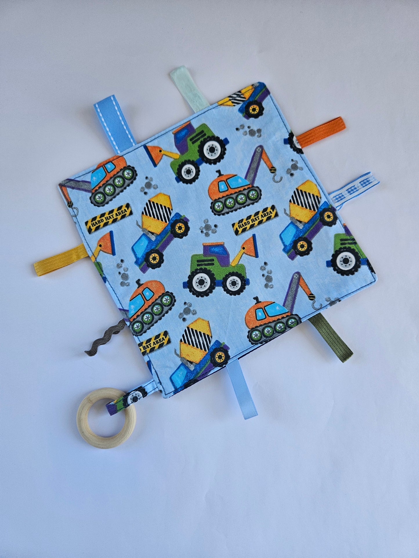 Crinkle square baby toy