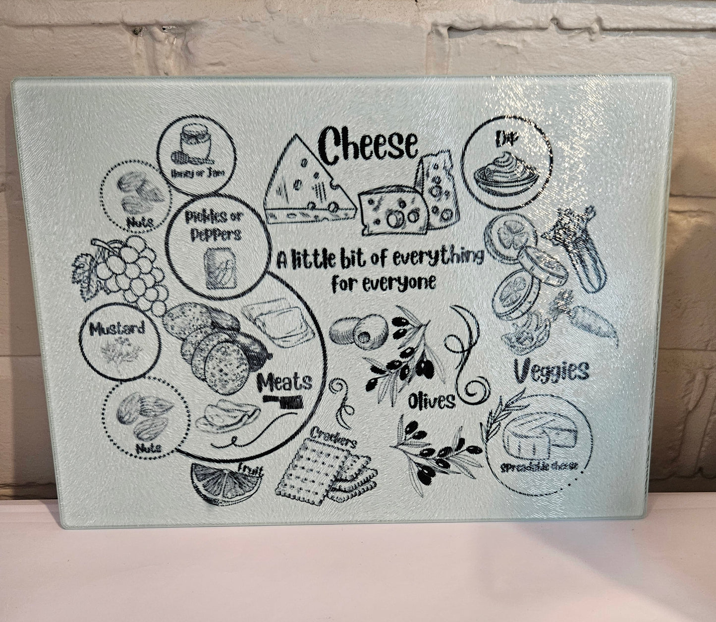 Glass Grazing board