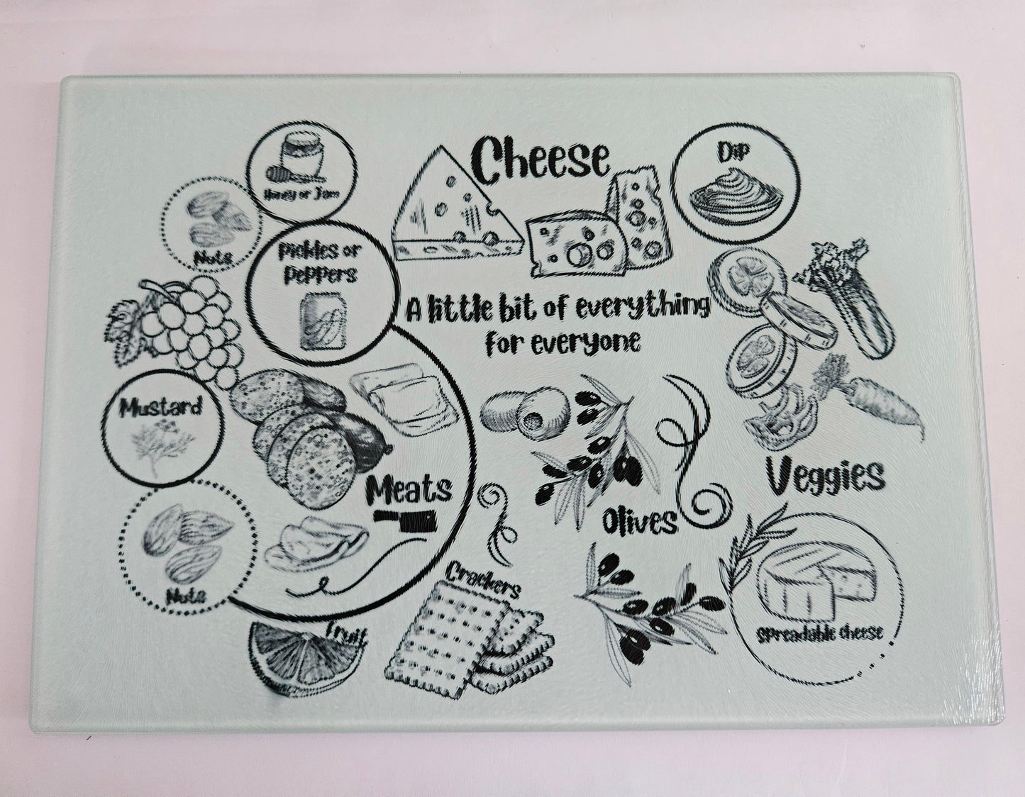 Glass Grazing board