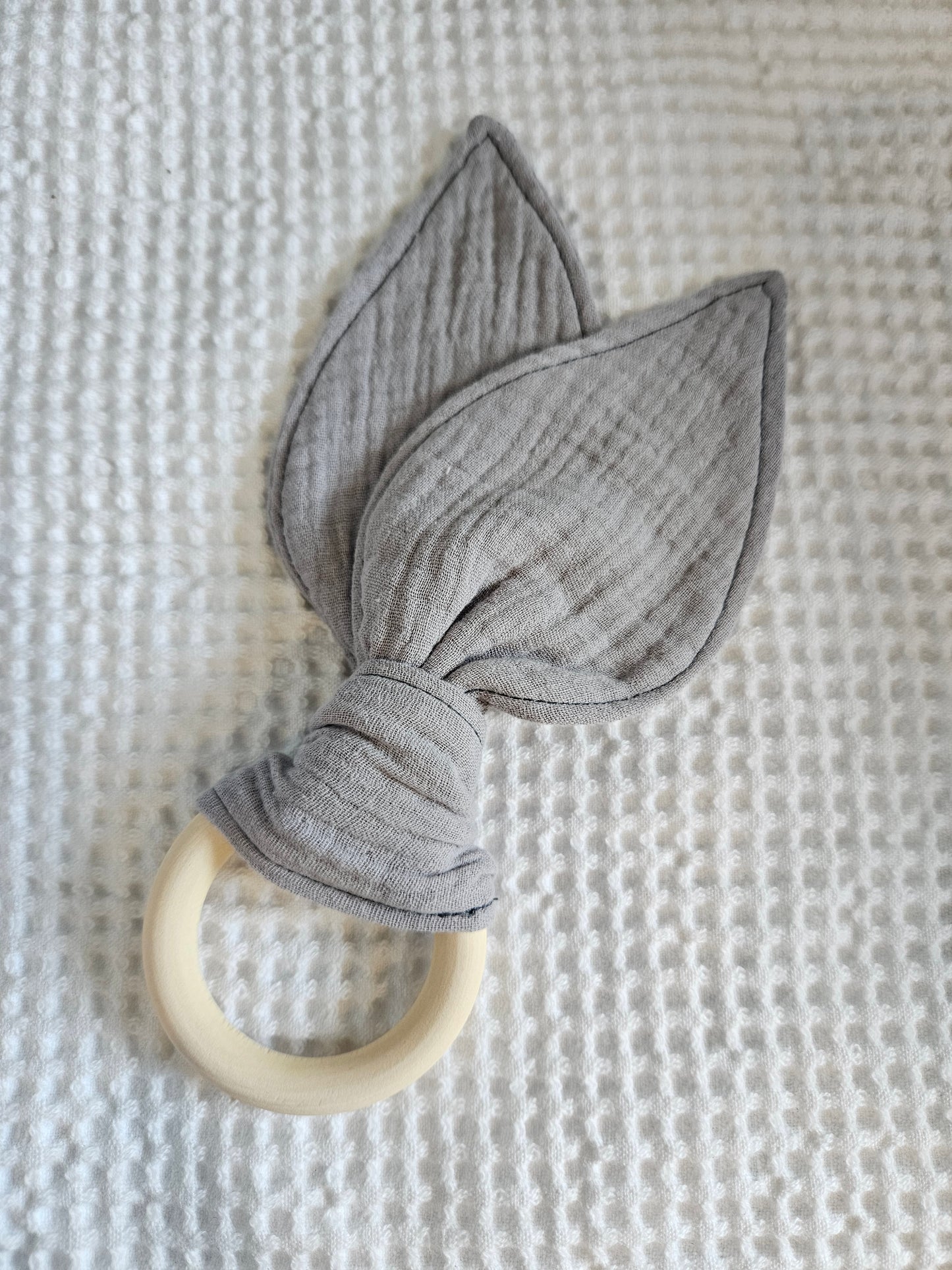 Muslin bunny ear teether