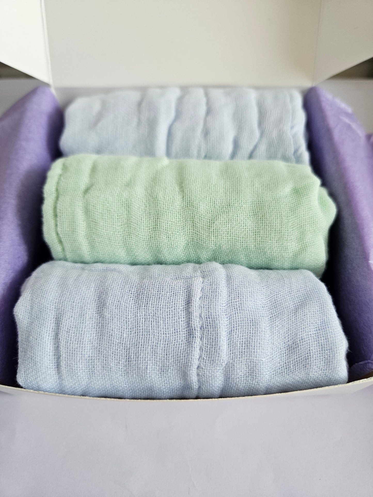 Muslin facecloths - 3pk