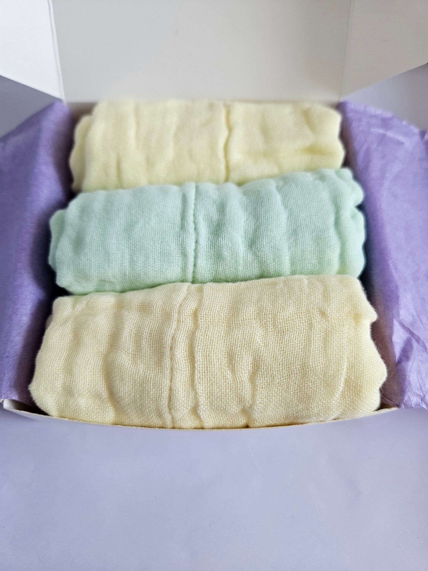Muslin facecloths - 3pk