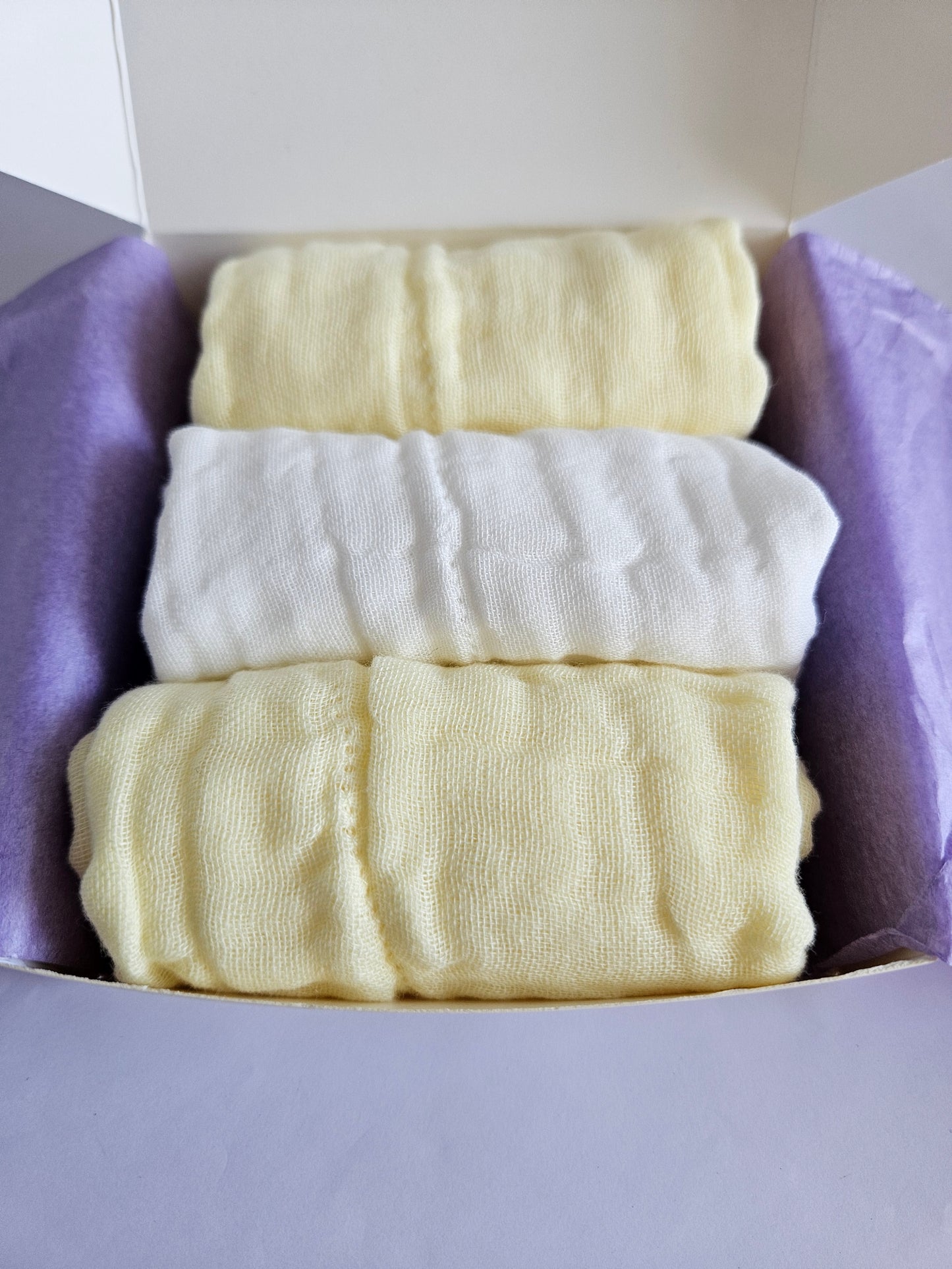 Muslin facecloths - 3pk