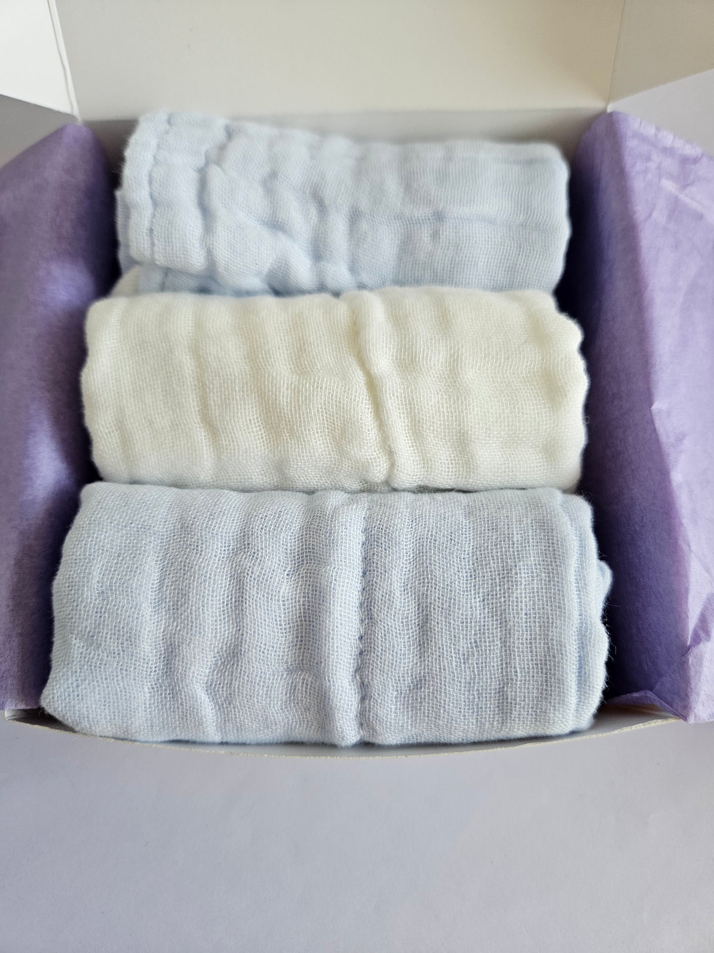 Muslin facecloths - 3pk