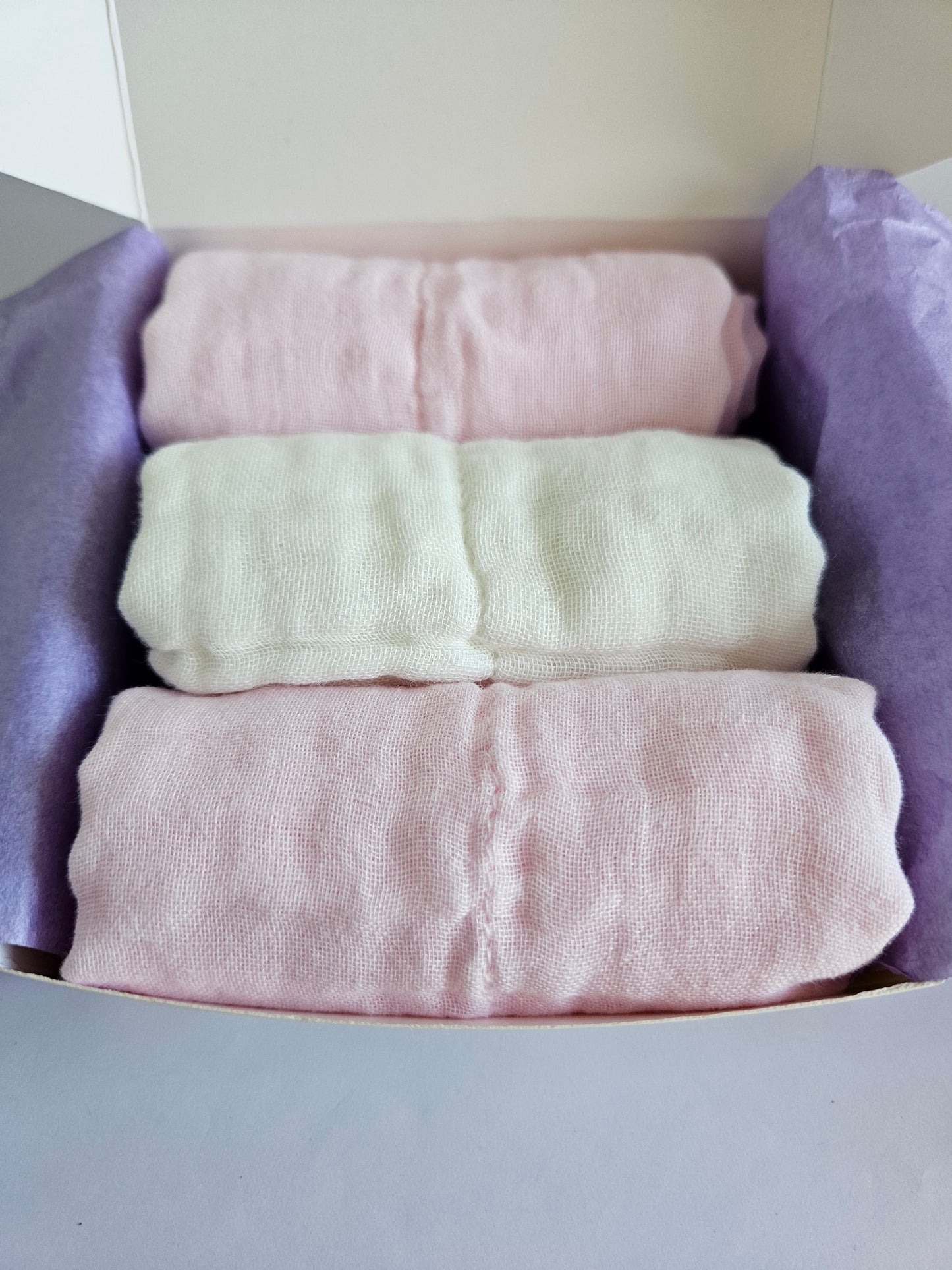 Muslin facecloths - 3pk