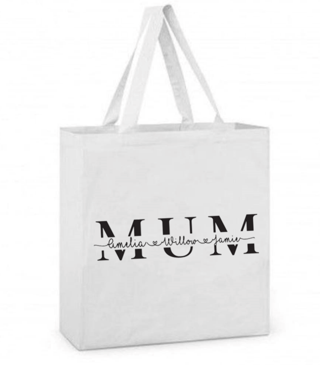Mum Monogram Tote Bag