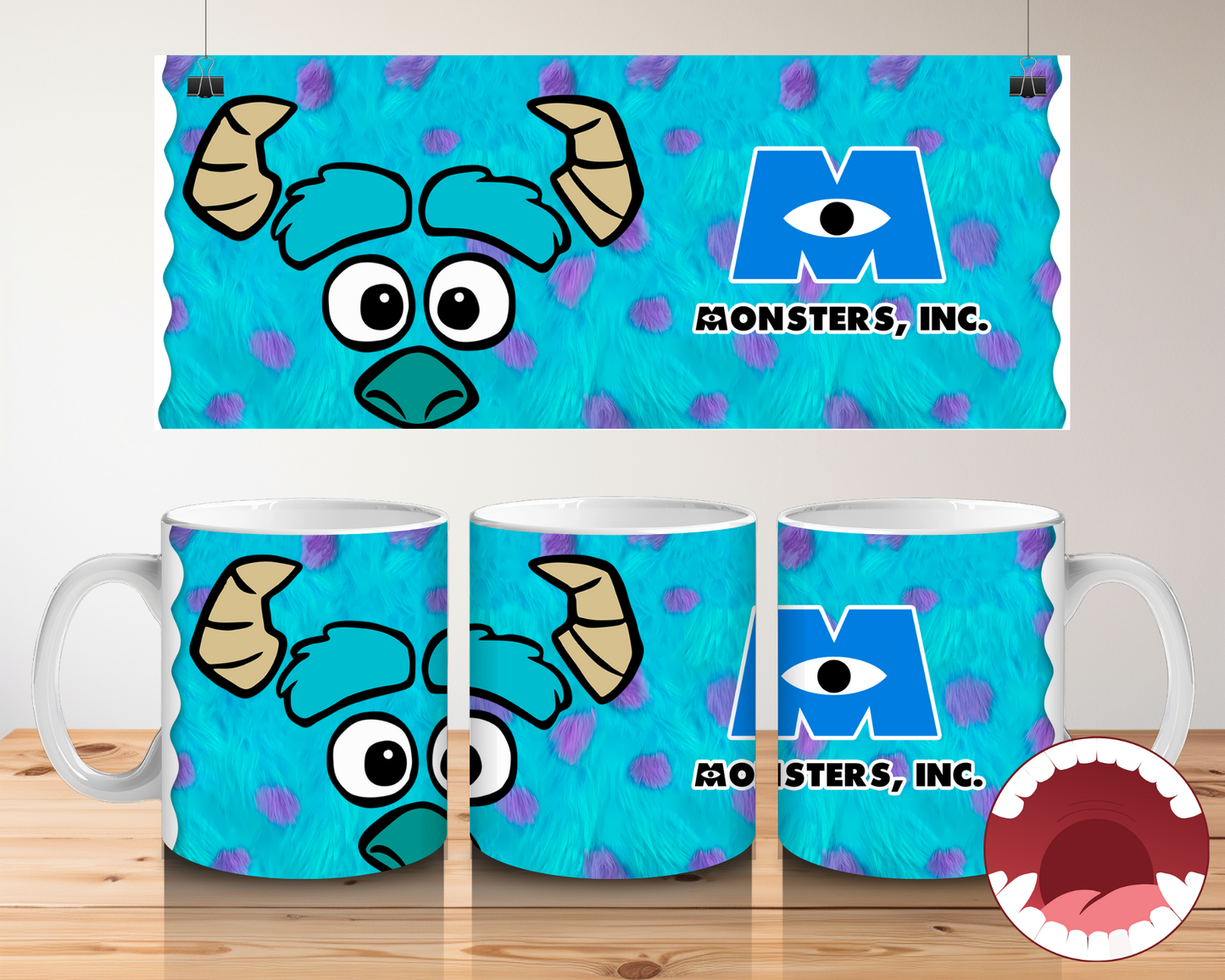 Cartoon Mouth Mugs