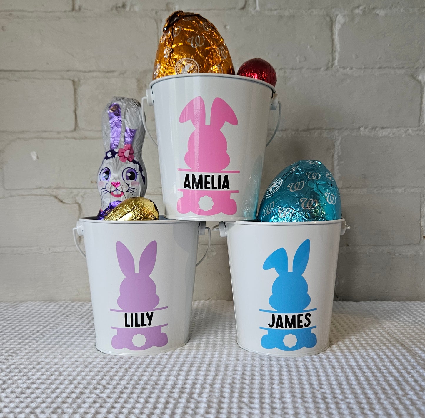 Personalised Easter buckets